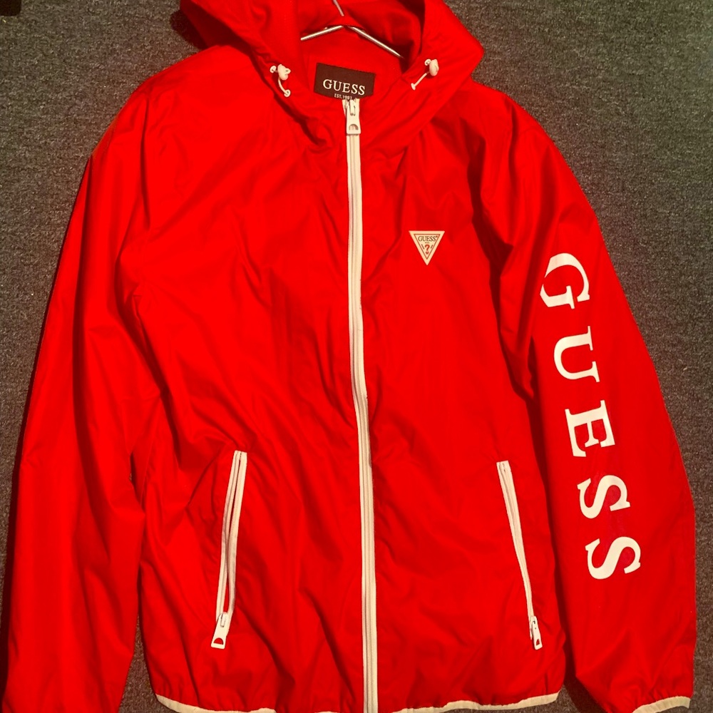 GUESS LIGHT WEIGHT NYLON JACKET Size L